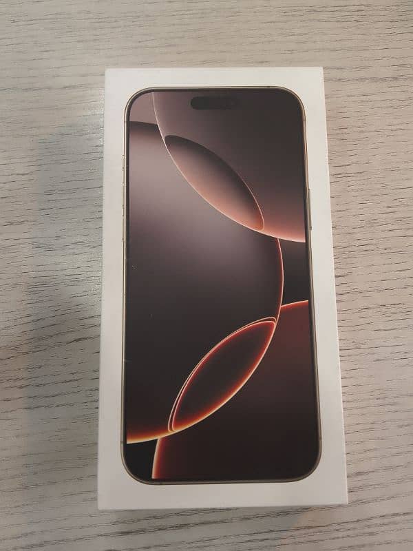 iphone 16 pro Max  Desert Titanium 256GB 0