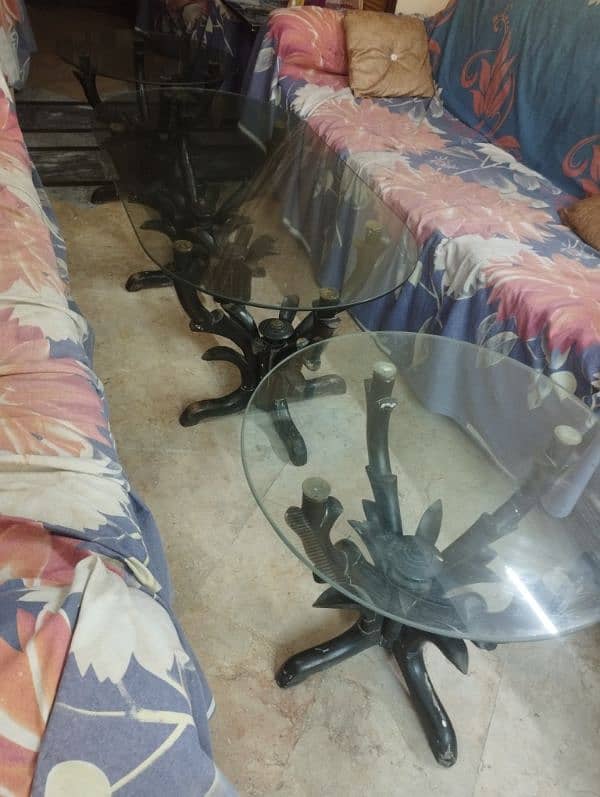 used center glass table 7