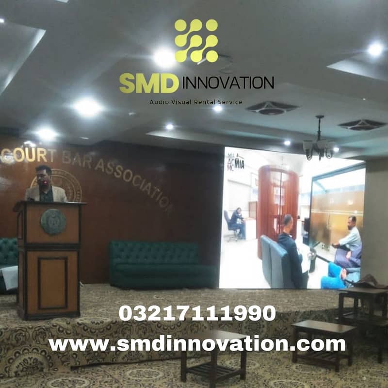 SMD / Smd screen /  Audio Visual Equipment on rent in karachi 10