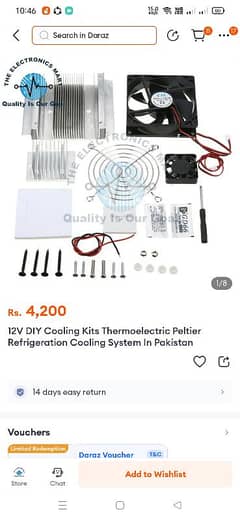 peltier module kit cooling