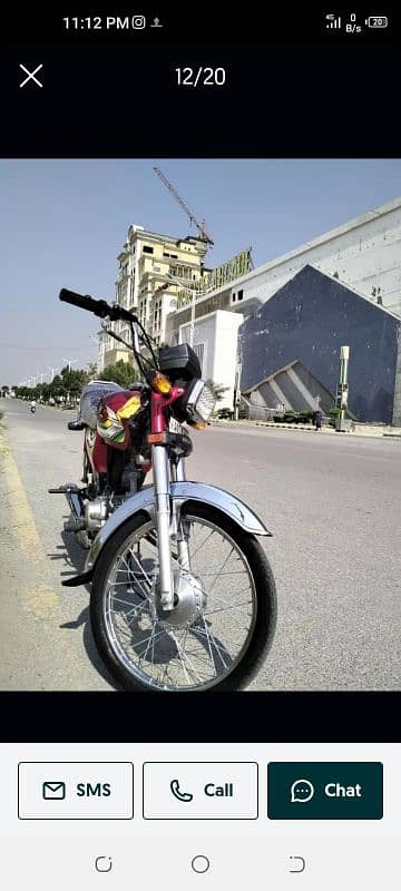 aslamalikum I am saleing my bike Honda CD 70 its good conditions 0