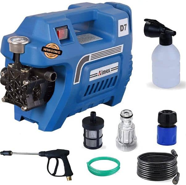 Industrial Pump High Pressure Car Washer - 150 Bar, induction Motor 0