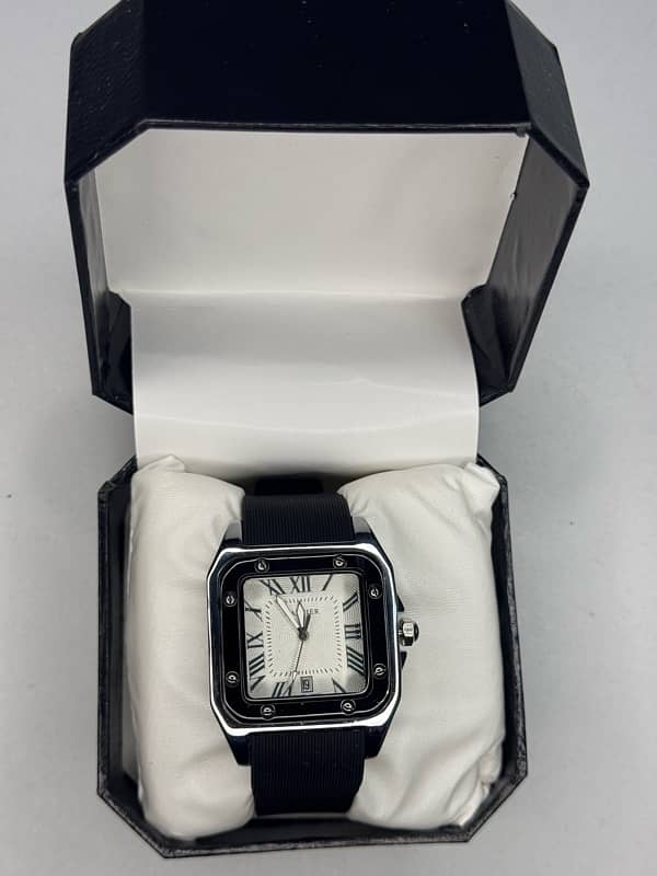 Cartier Square Design Strap Watch 0