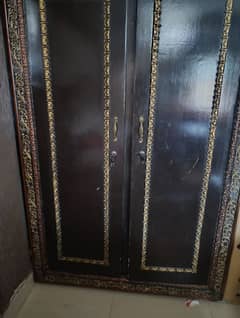 wooden wardrobe