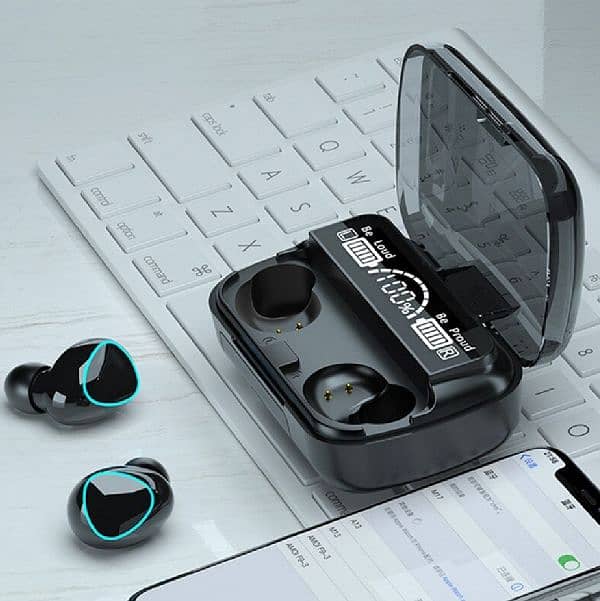 M10 TWS Wireless Earbuds V5.3 Water Proof Touch Version 7