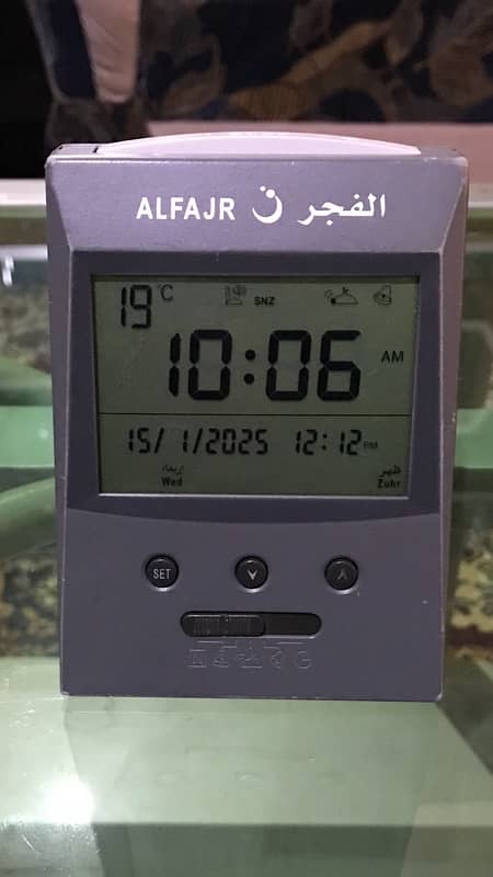 Alfajr Azan Table Clock Model CS-03 4