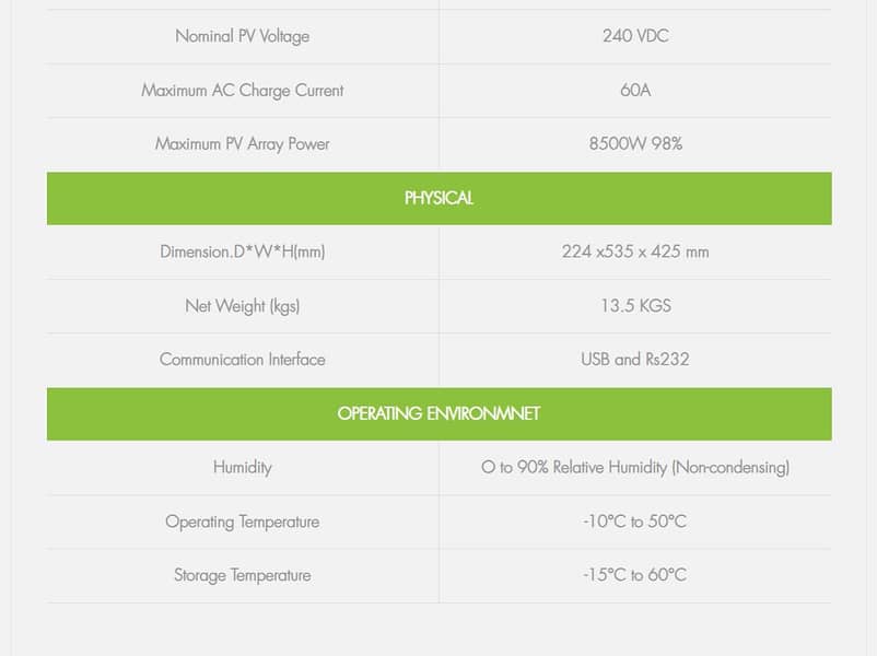 ON GRID WITH ENERGY STORAGE HYBRID 7.0 (KVA) 6G EUROPEAN - PV 8500 ZI 4