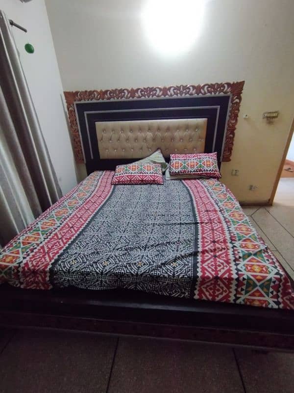 Used Bed Set, Mattress, cupboard for sale 4