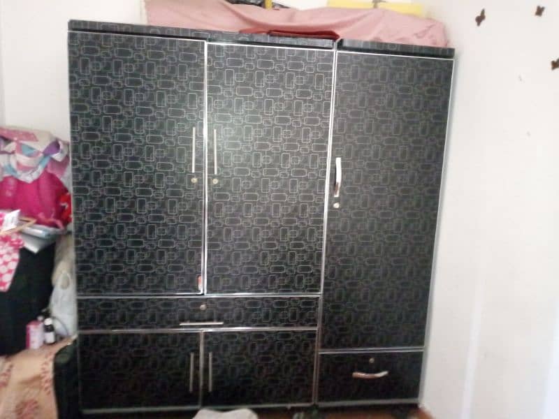 Used Bed Set, Mattress, cupboard for sale 5