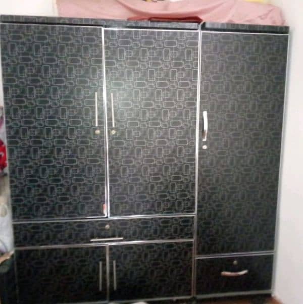 Used Bed Set, Mattress, cupboard for sale 6