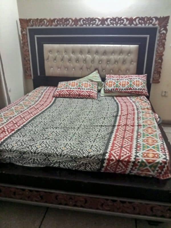 Used Bed Set, Mattress, cupboard for sale 9