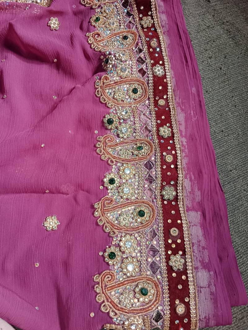 Heavy embroidery bridal dress 1