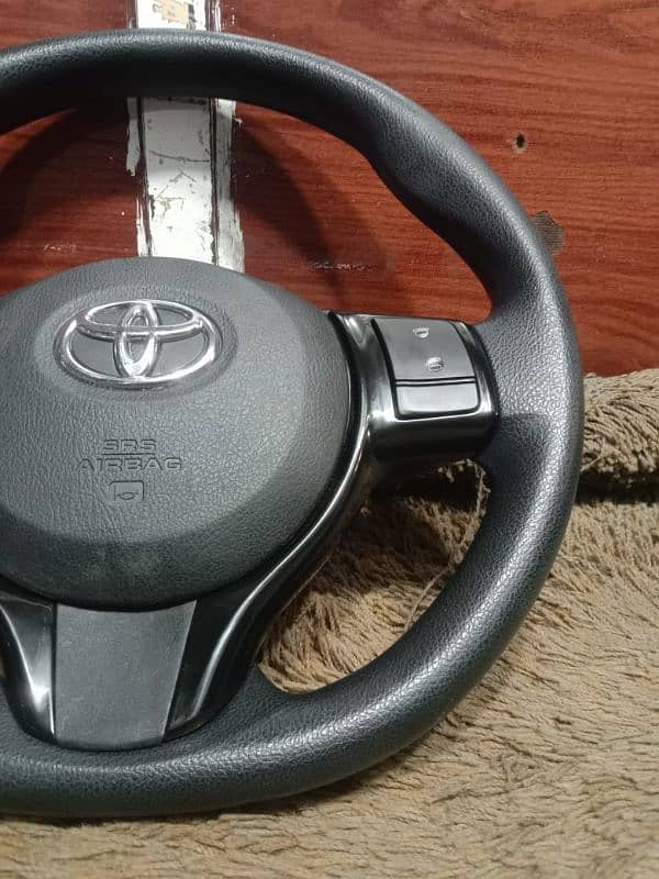 Toyota Vitz New Multimedia Steering with Airbag 1