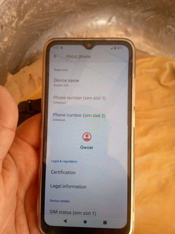 Model A2+ Redmi Mobil condition 10/9 9