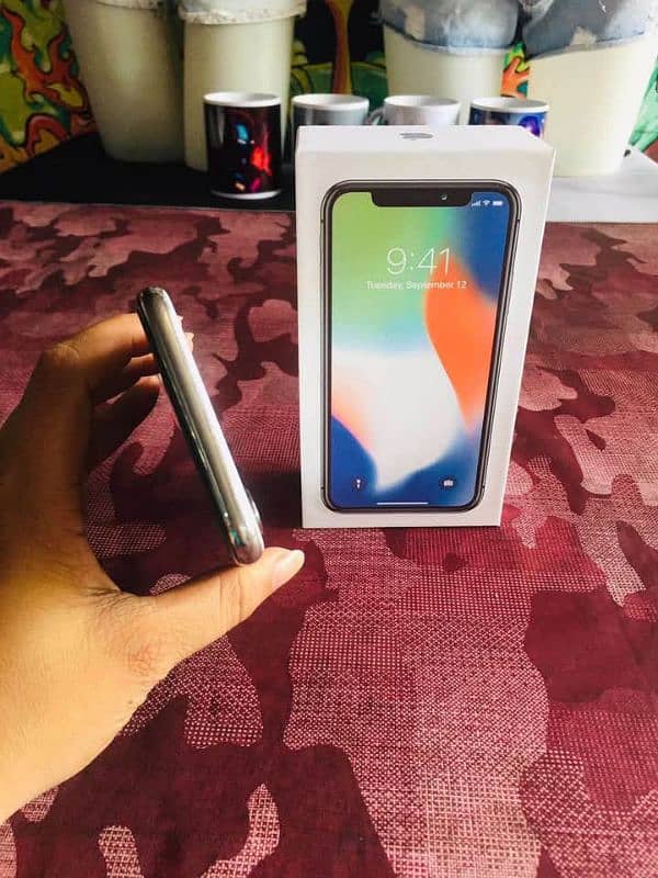 Iphone x 256GB Pta approved 0343-6193635 whatsapp number 4