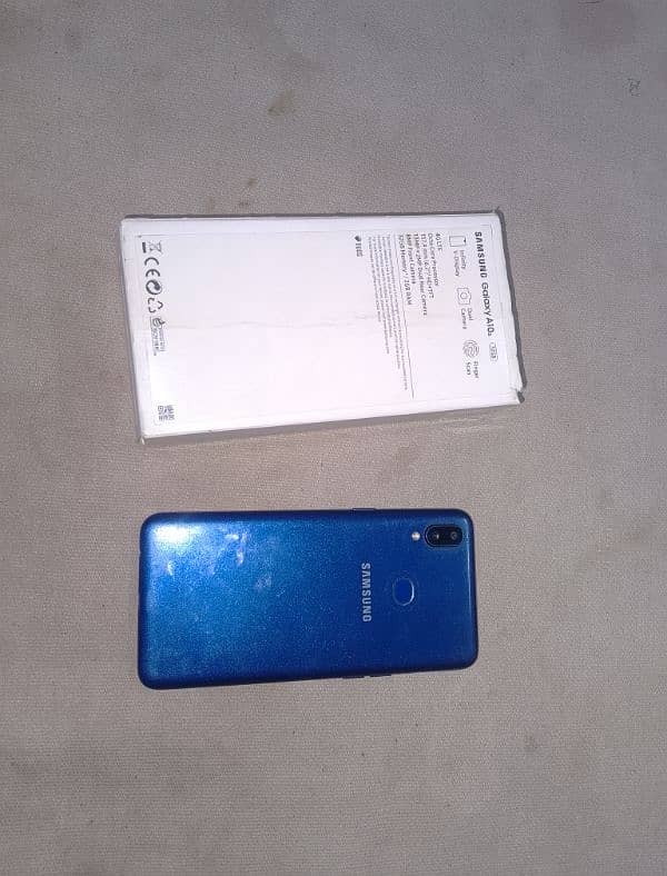 Samsung a10s with box 9