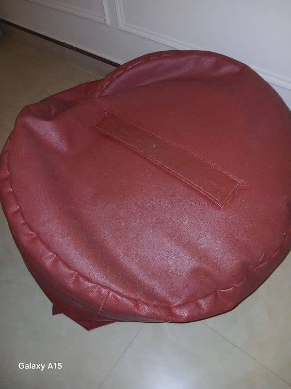 leather bean bag 2