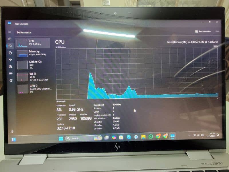 HP EliteBook 1030 G4 - 8th Gen Core i5  x360 touch 2