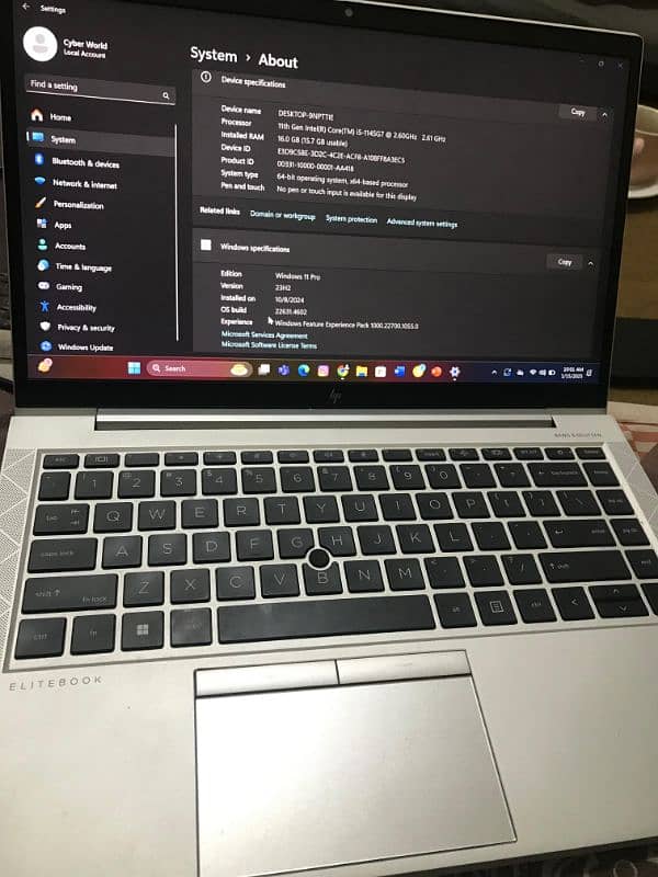 Hp EliteBook 840 G8 Notebook i5 11th gen 1