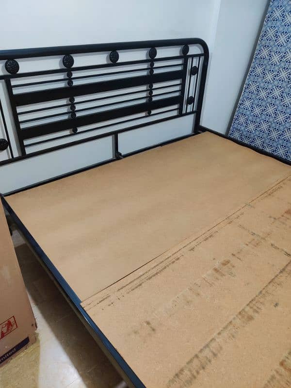 Steel bed for sale (without mattress) 0