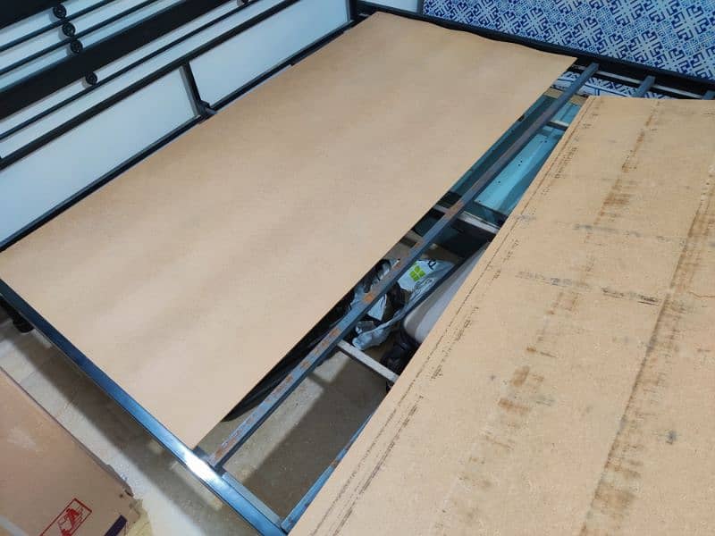 Steel bed for sale (without mattress) 4