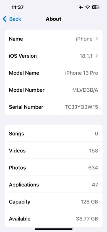 Iphone 13 Pro 128gb 85% Battery Health 1