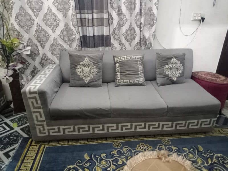 L shape sofa almost 5 months use brand new condition 3