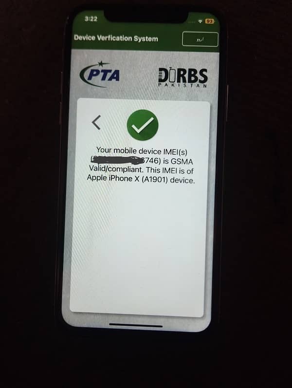 Iphone X 64Gb Official PTA Approved 4