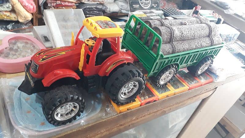 Big size Tractor trolley with woods 1