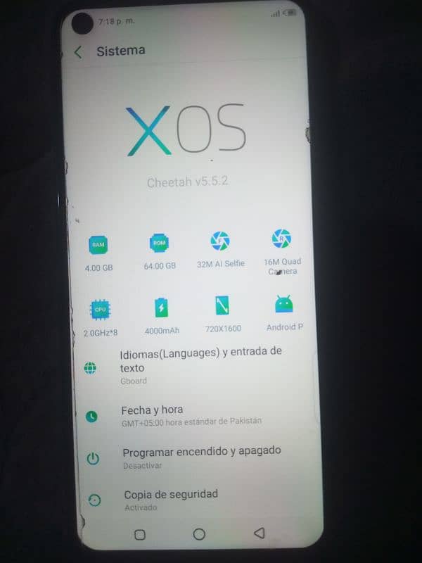 infinix S5.4go. 64gp 1