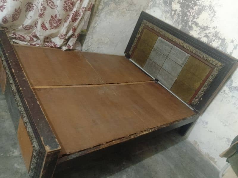 wooden double bed 5