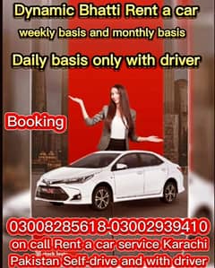 Rent A Car Self Drive | Corolla , Civic , Mira , Alto | in karachi