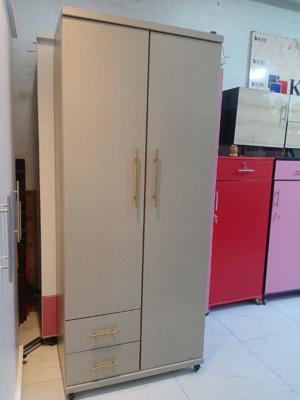 2 door almari/ wood works/cupboard /wardrobe for sale/almarih/colorful 2