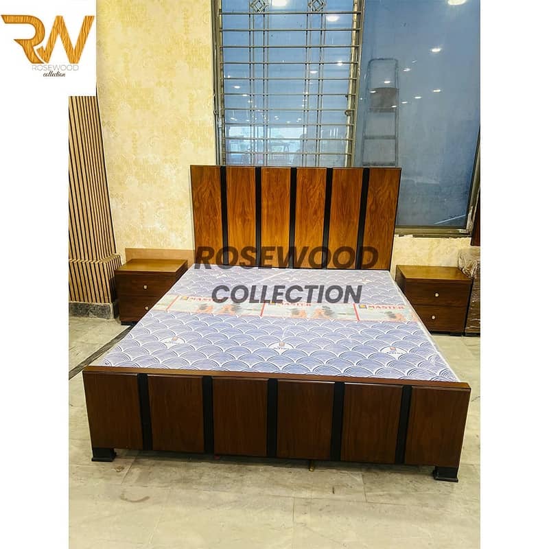 Double Bed - king size bed - Side Table - Bed Dressing - Chinioti Bed 1