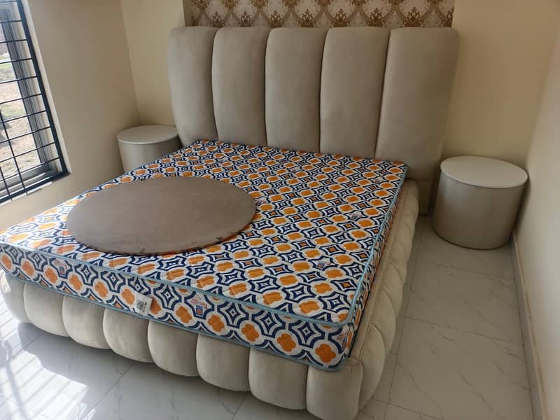 King Size Bed Set - Double Bed - Poshish Bed - Bed Dressing Side Table 15