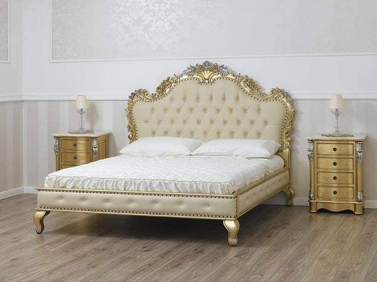 King Size Bed Set - Double Bed - Poshish Bed - Bed Dressing Side Table 16