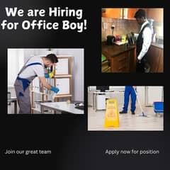 OFFICE BOY JOB (Gulberg Lahore)