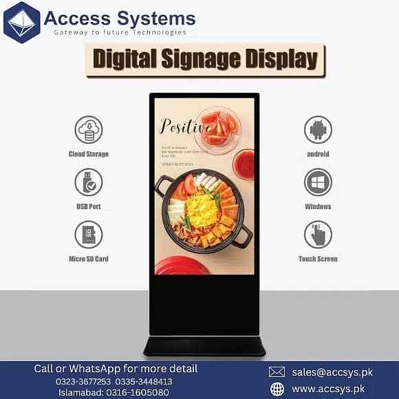 Digital Kiosk Touch-Digital Standee-Touch LED-Smart Touch WhiteBoard 6