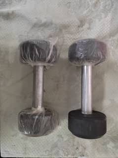 2 Dumbbells Good Quality Like New at Throw Away Price