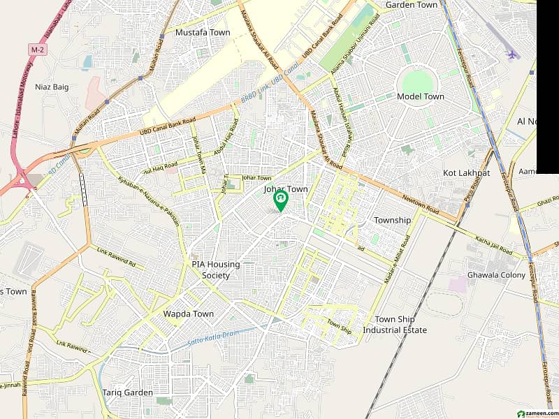 JOHAR TOWN BLOCK B3 3.70 MARLA CORNER PLOT FOR SALE 0