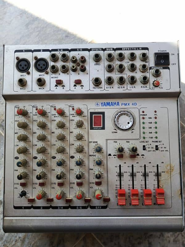 Yamaha PMX 4D Audio Mixer and Amplifier in Working Condition 0