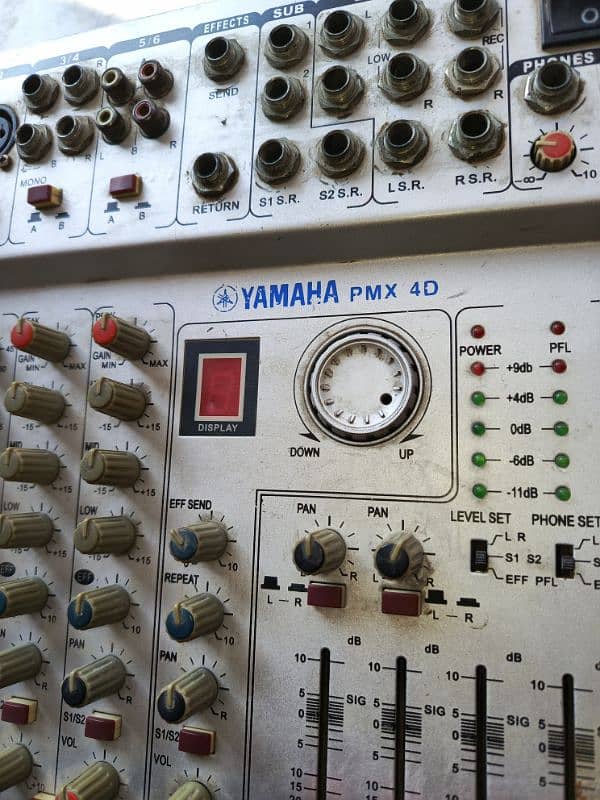 Yamaha PMX 4D Audio Mixer and Amplifier in Working Condition 1