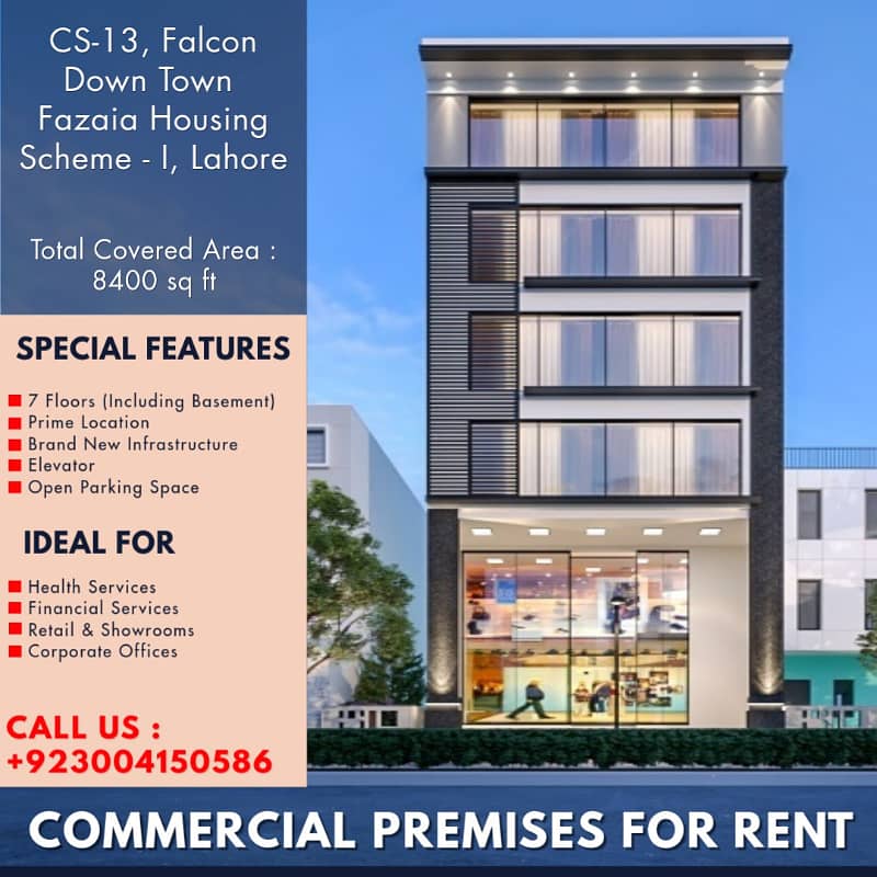 Commercial Premises/ Plaza For Rent In Fazaia Housing Scheme-I Lahore 3