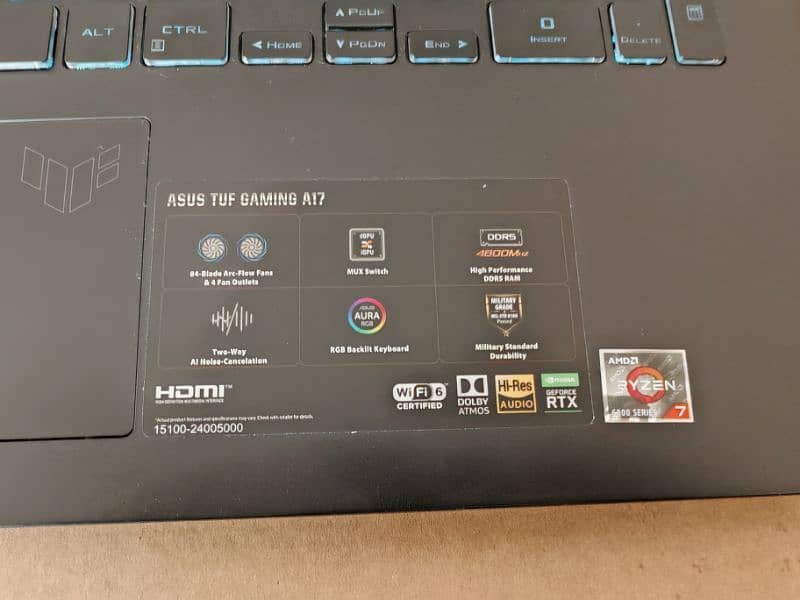 Asus Tuf A17 17.3 inch 144hz 4