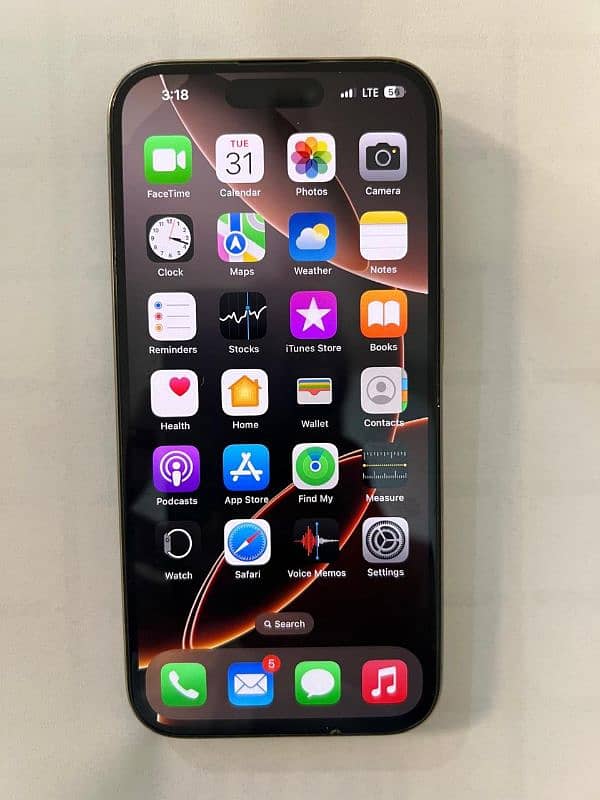 iPhone 15 Pro (Natural Titanium) 256GB  PTA Approved Complete Box 0