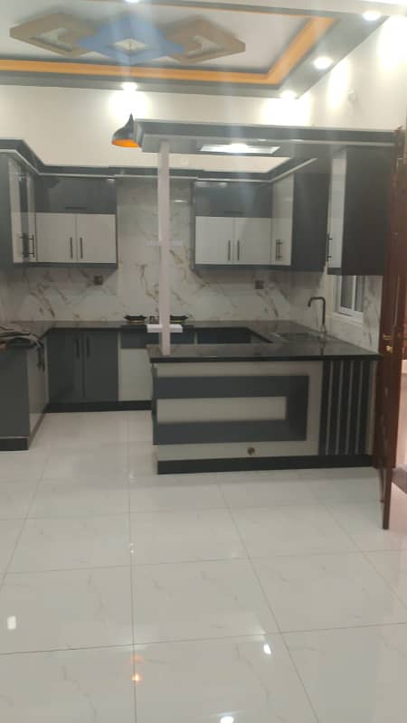 single story house for sale in block 7 , new house , saadi town 3