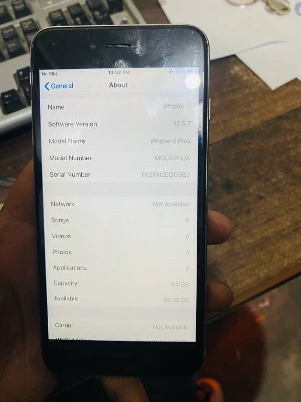 iPhone 6 Plus non pta 64 gb only battery changed 1