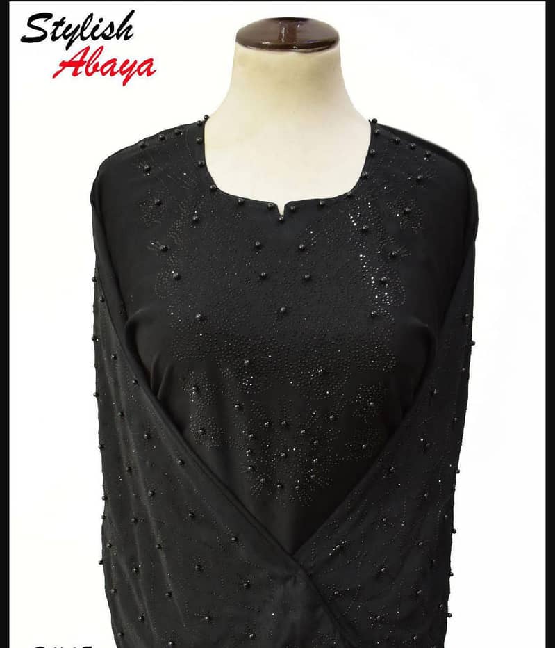 Premium Quaity Stone Work Abaya 2