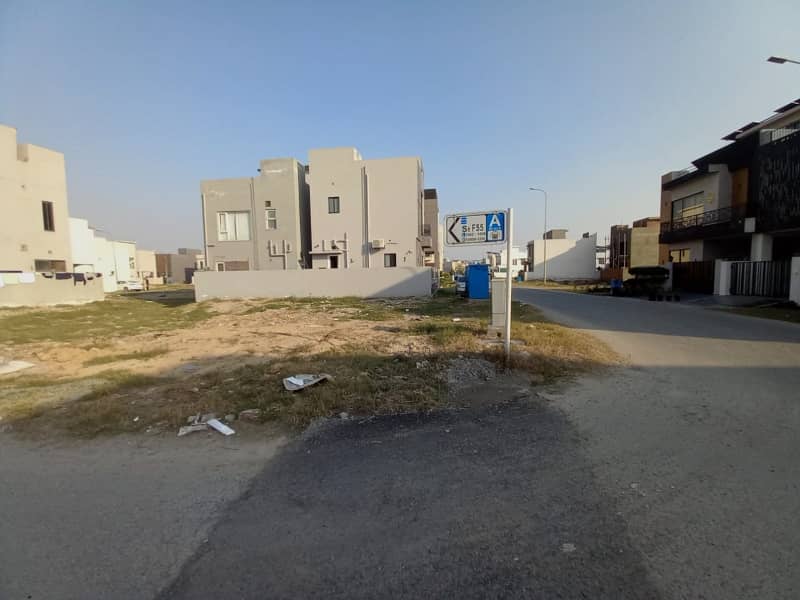 5 Marla corner plot for sale A-Block 9 town DHA lahore 0