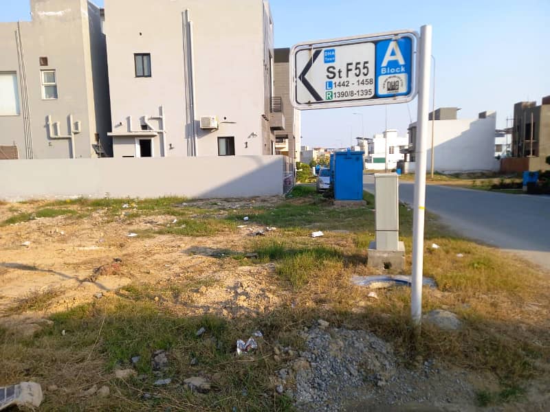 5 Marla corner plot for sale A-Block 9 town DHA lahore 3